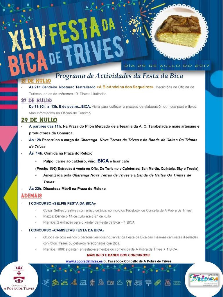 Fiesta da Bica. Trives @ Plaza del Reloj, Trives