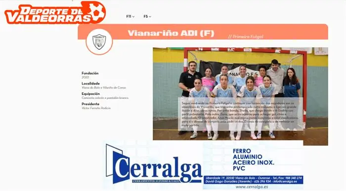 somoscomarca_vianariñofemenino_guiadeporte